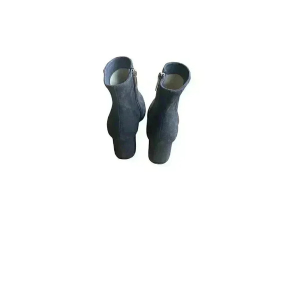 NEW L'Agence Jeanne Block Heel Charcoal Black Bootie Size 37/7 - Picture 6 of 12